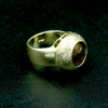 Серебряное кольцо 925 пробы с тигровым глазом