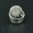 925 silver ring with quartz