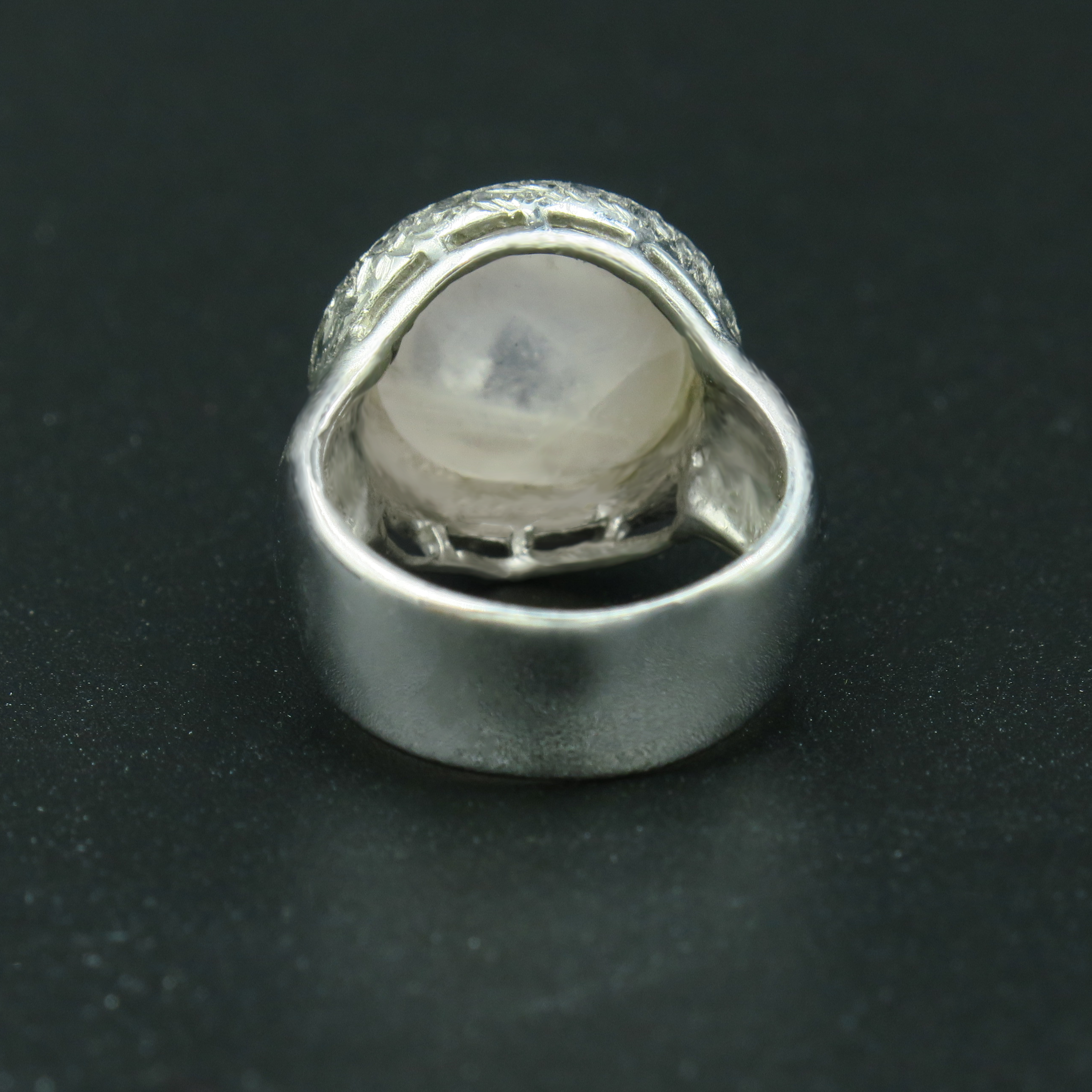 טבעת כסף 925 עם קוורץ