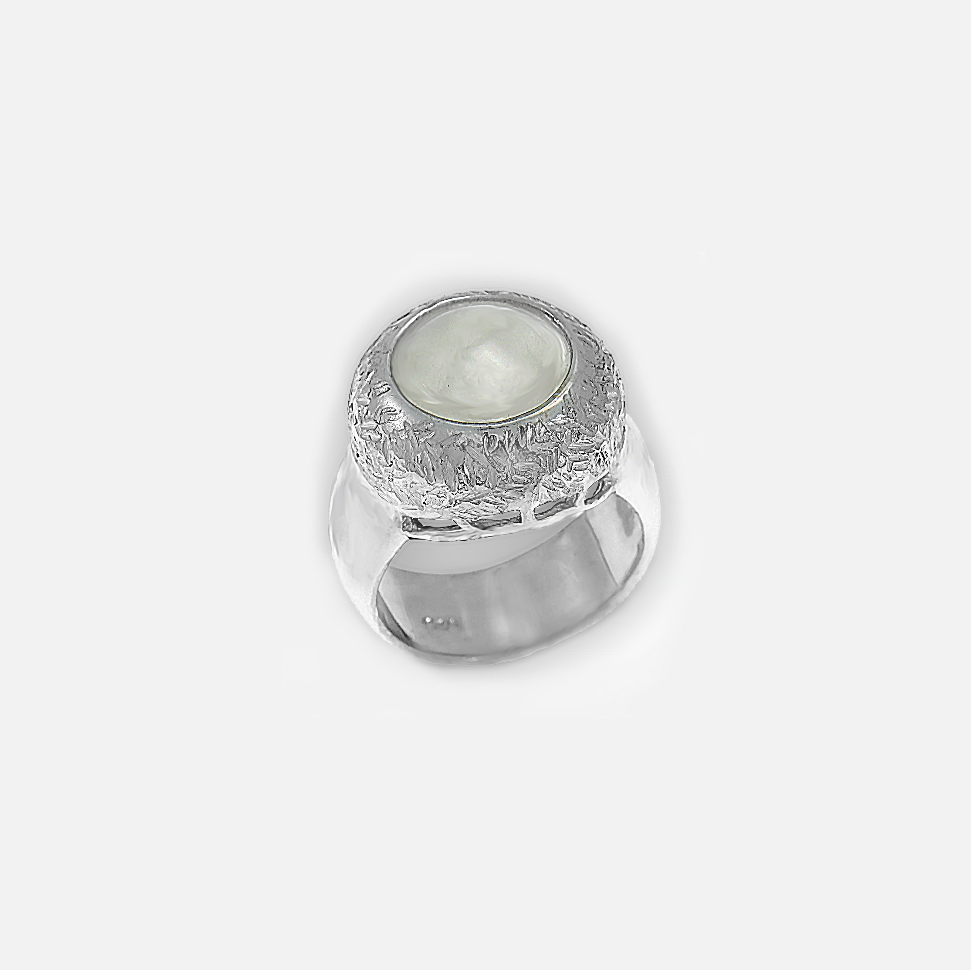 טבעת כסף 925 עם קוורץ