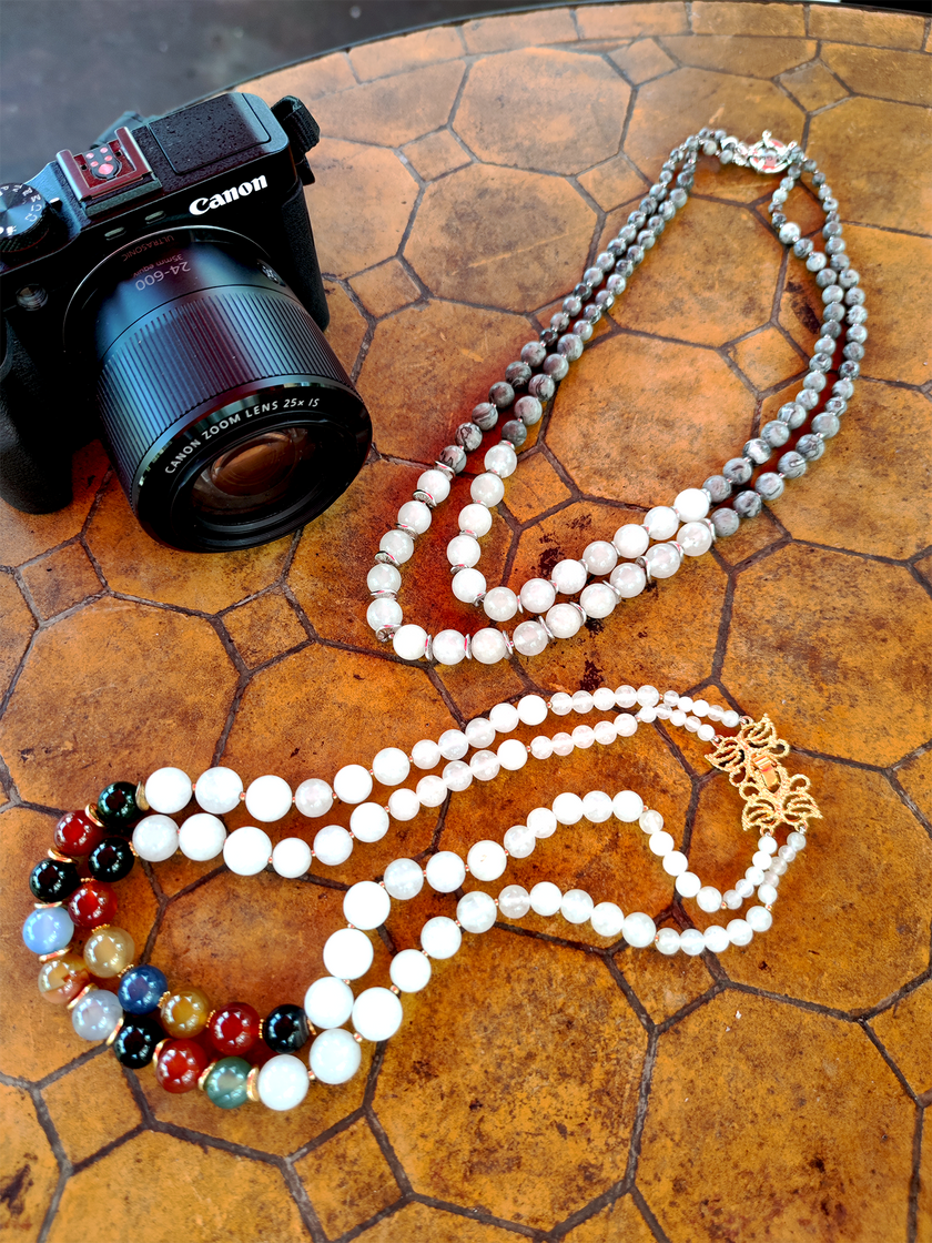 שרשרת אבני חן מוליטיקולור