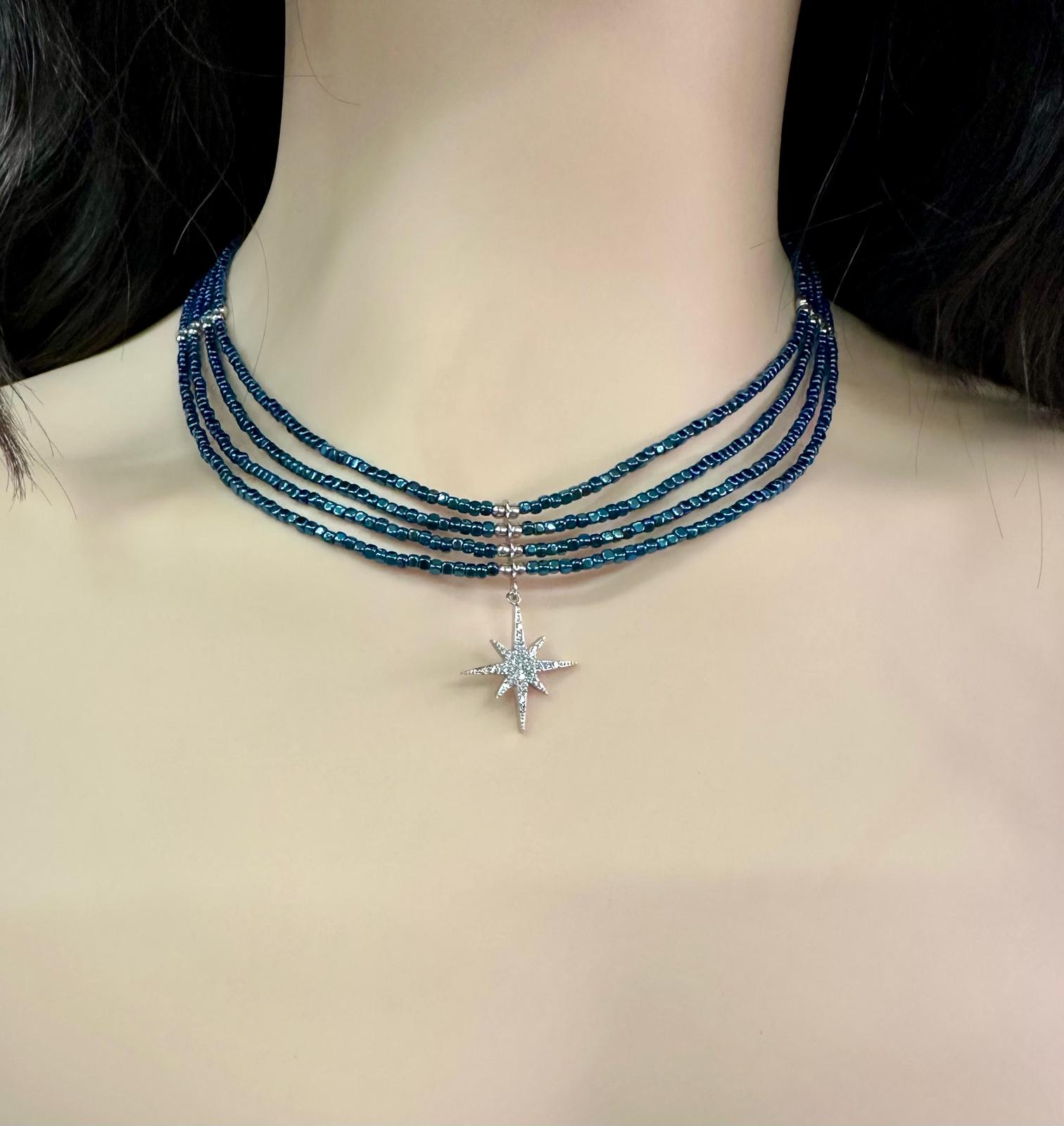 שרשרת המטיית עם תליון כסך 925