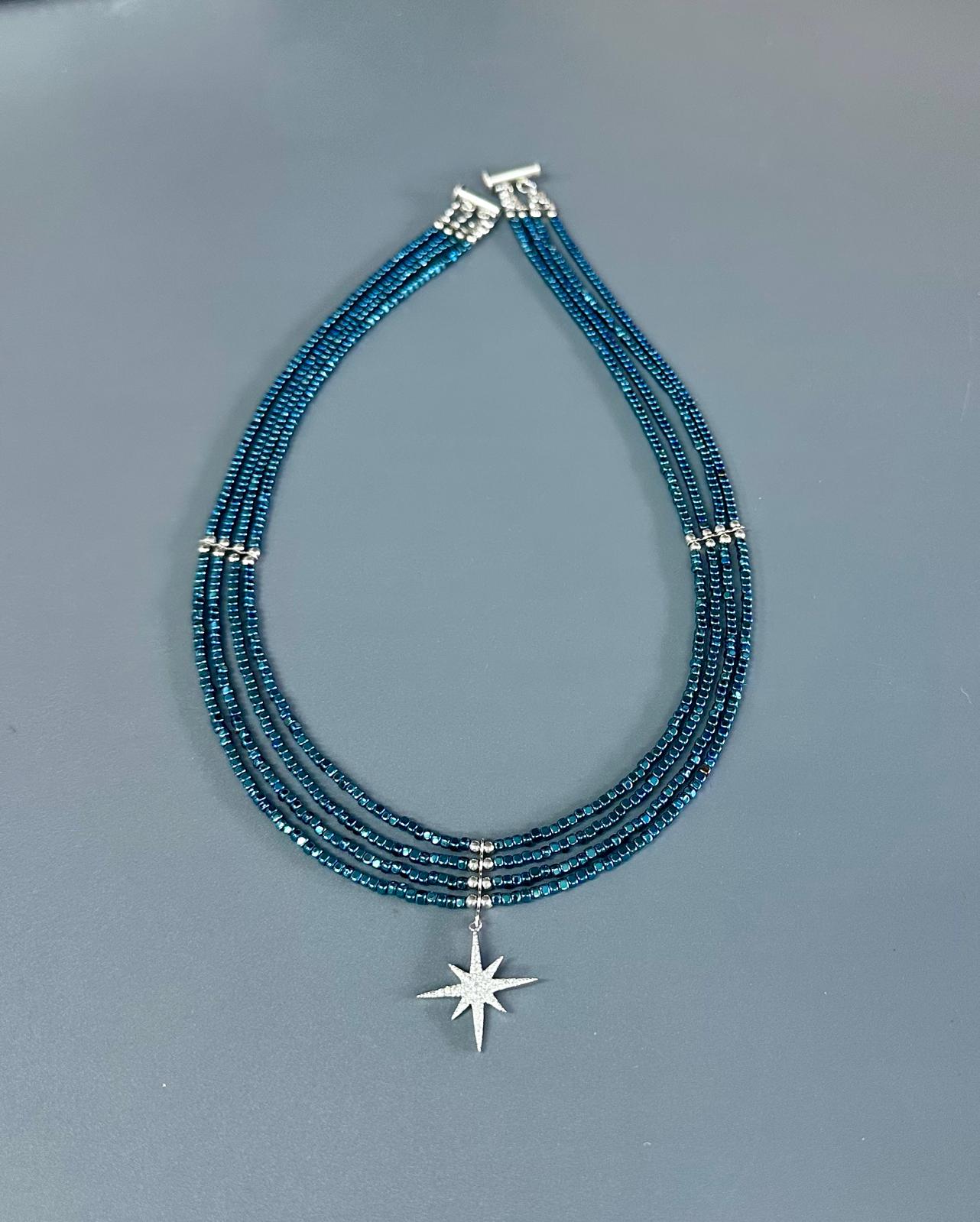 שרשרת המטיית עם תליון כסך 925