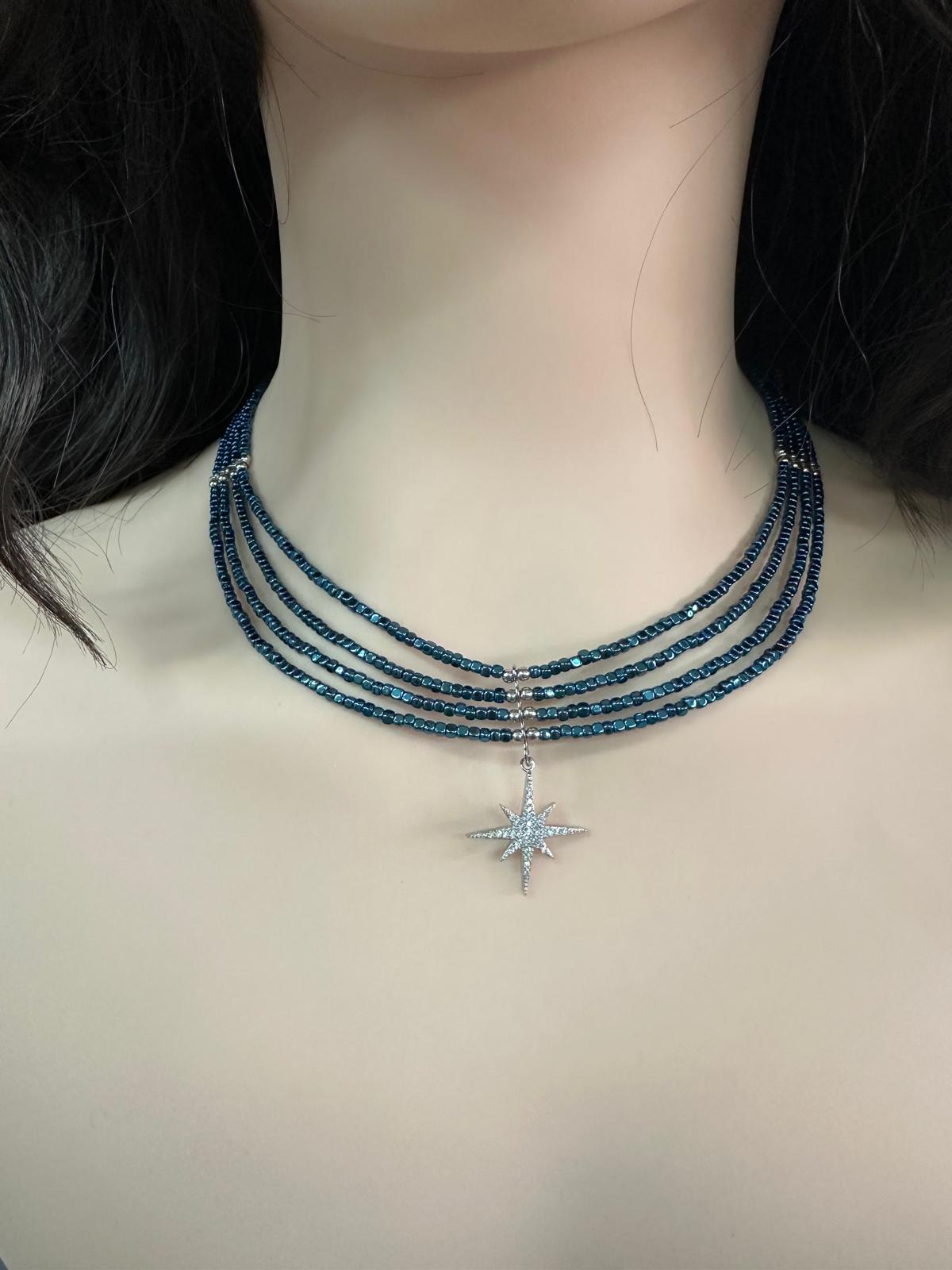 שרשרת המטיית עם תליון כסך 925