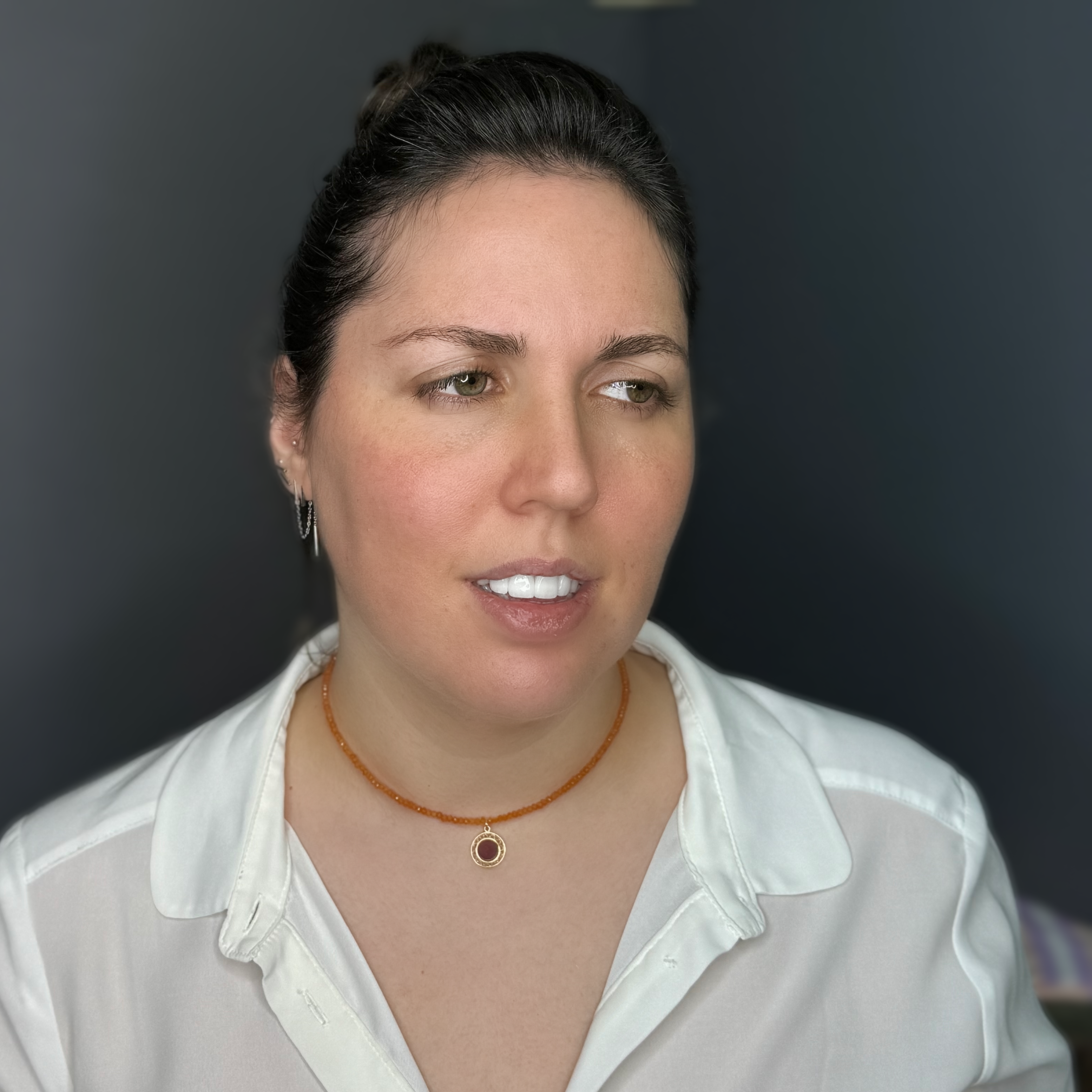 שרשרת קרנליאן עם תליון