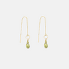 14 carat gold chain earrings with farewells