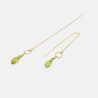 14 carat gold chain earrings with farewells