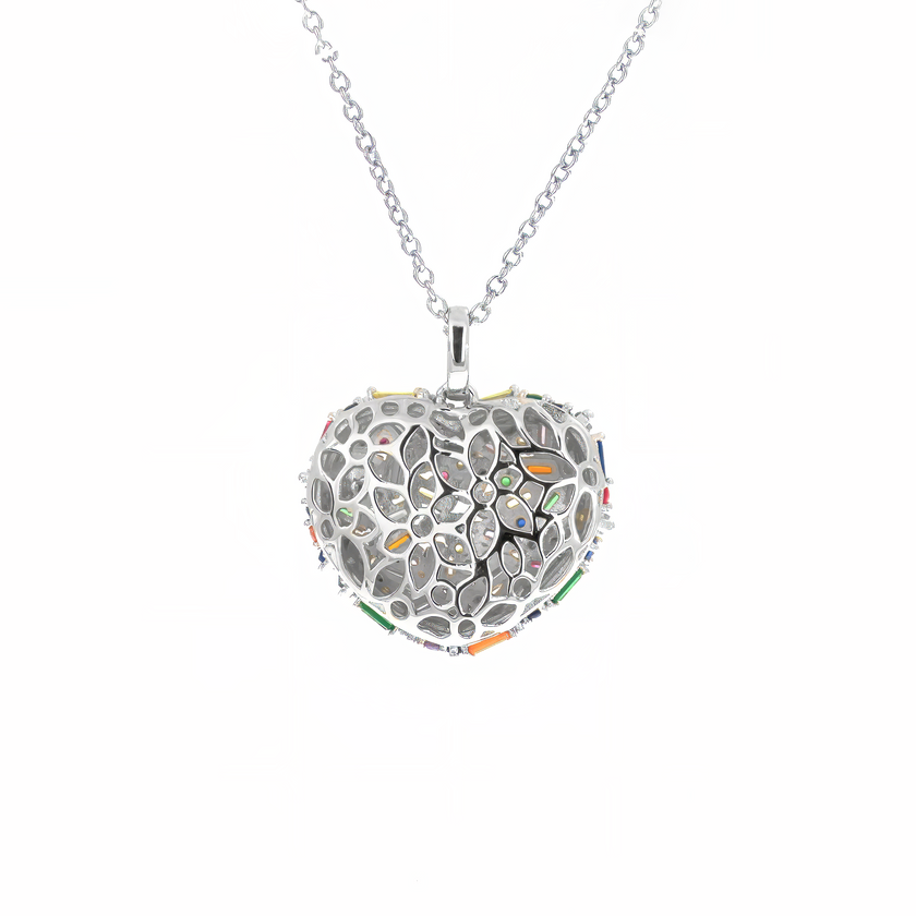 שרשרת עם תליון לב מולטיקולור – עיצוב מרהיב שמשלב כסף איכותי עם אבני חן צבעוניות בגימור יוקרתי. הבחירה המושלמת לכל מי שאוהבת תכשיטים בולטים עם טאץ' אלגנטי.
#תכשיטיםצבעוניים #מתנותמיוחדות #סטיילנשי #שרשרתהשראה #לבמולטי