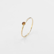 Gold-filled ring with citrine