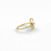 Silver ring with pearl