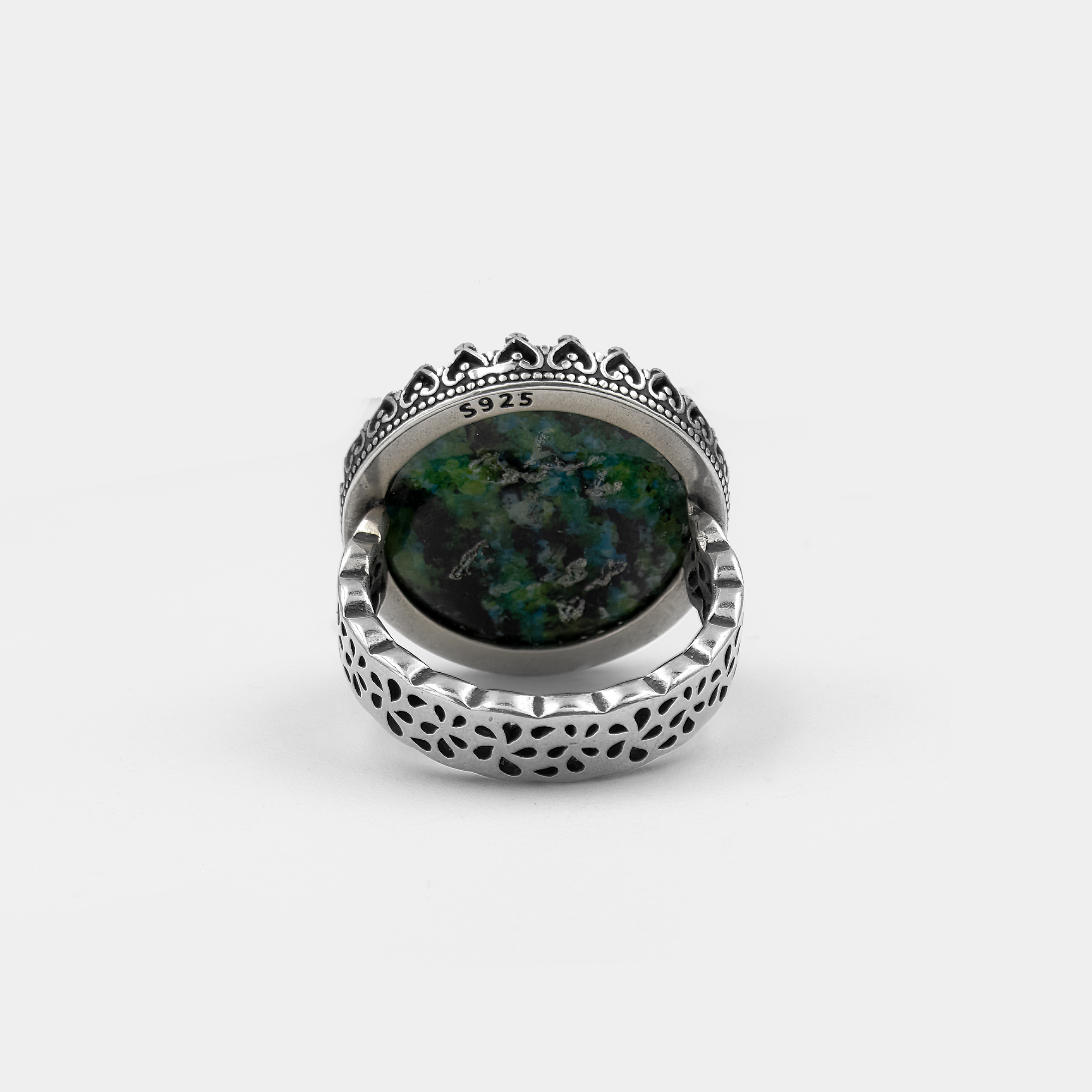 טבעת כסף עם קריסוקולה