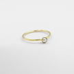 Gold-filled ring with pearl