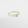 Gold-filled ring with pearl