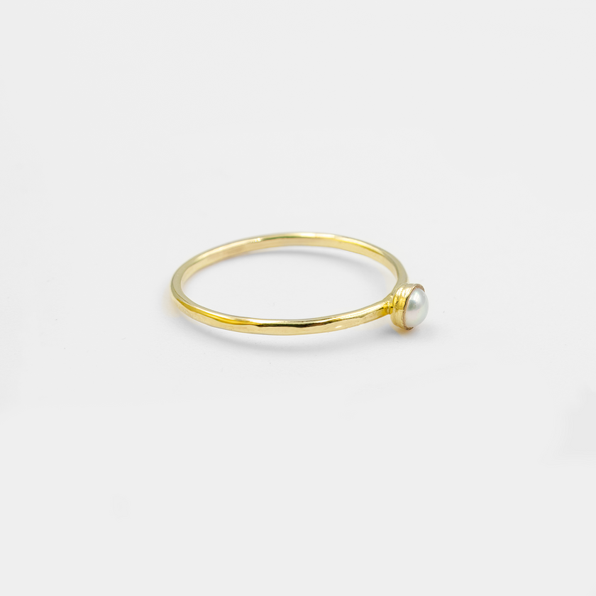 טבעת גולדפילד עם פנינה