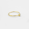 Gold-filled ring with pearl