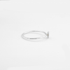 Silver ring with citrine