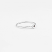 14k white gold ring with rubies