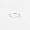 14k white gold ring with rubies