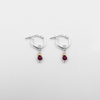 Naomi 14 carat gold earrings with natural multi charms