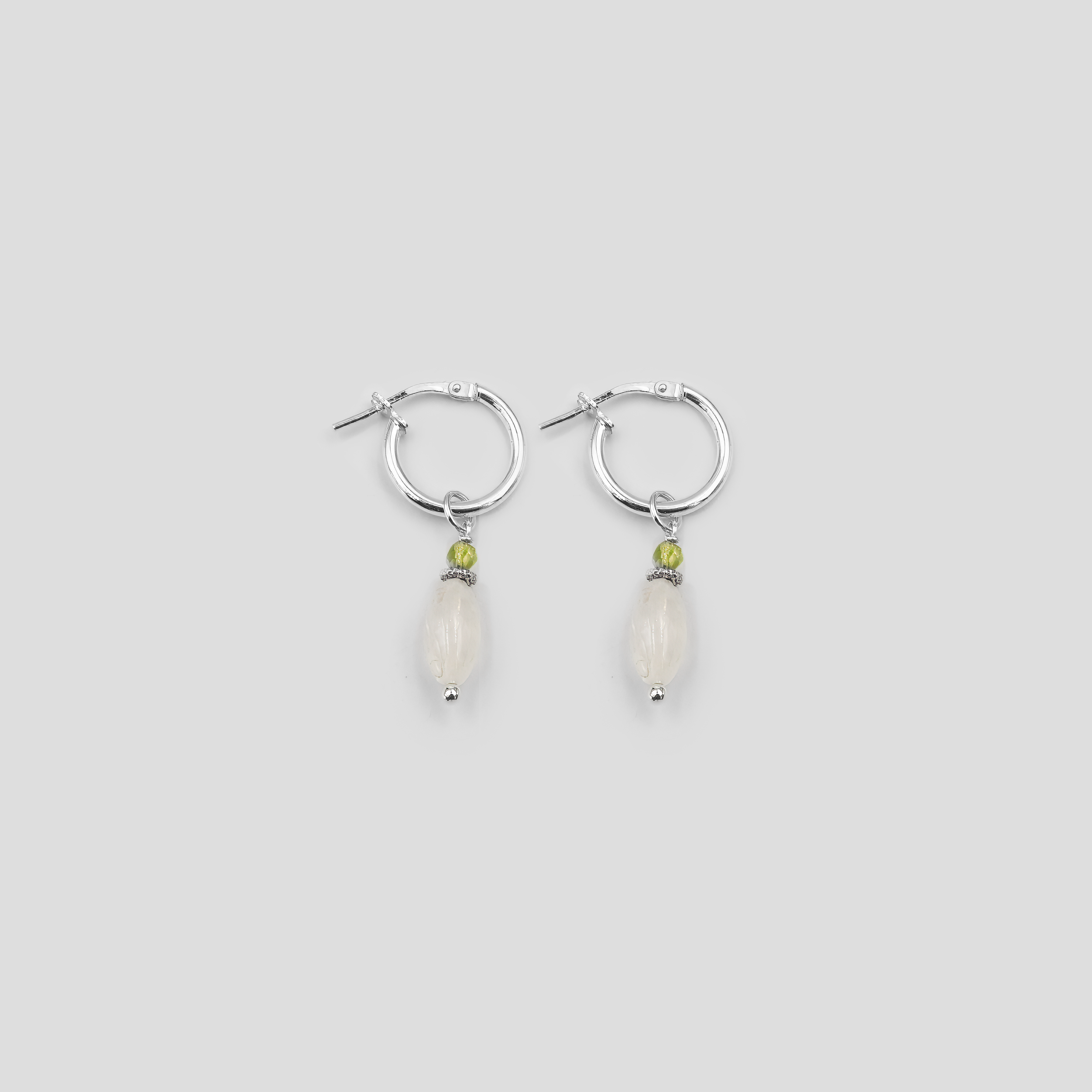 Britney earrings with moonstone charms