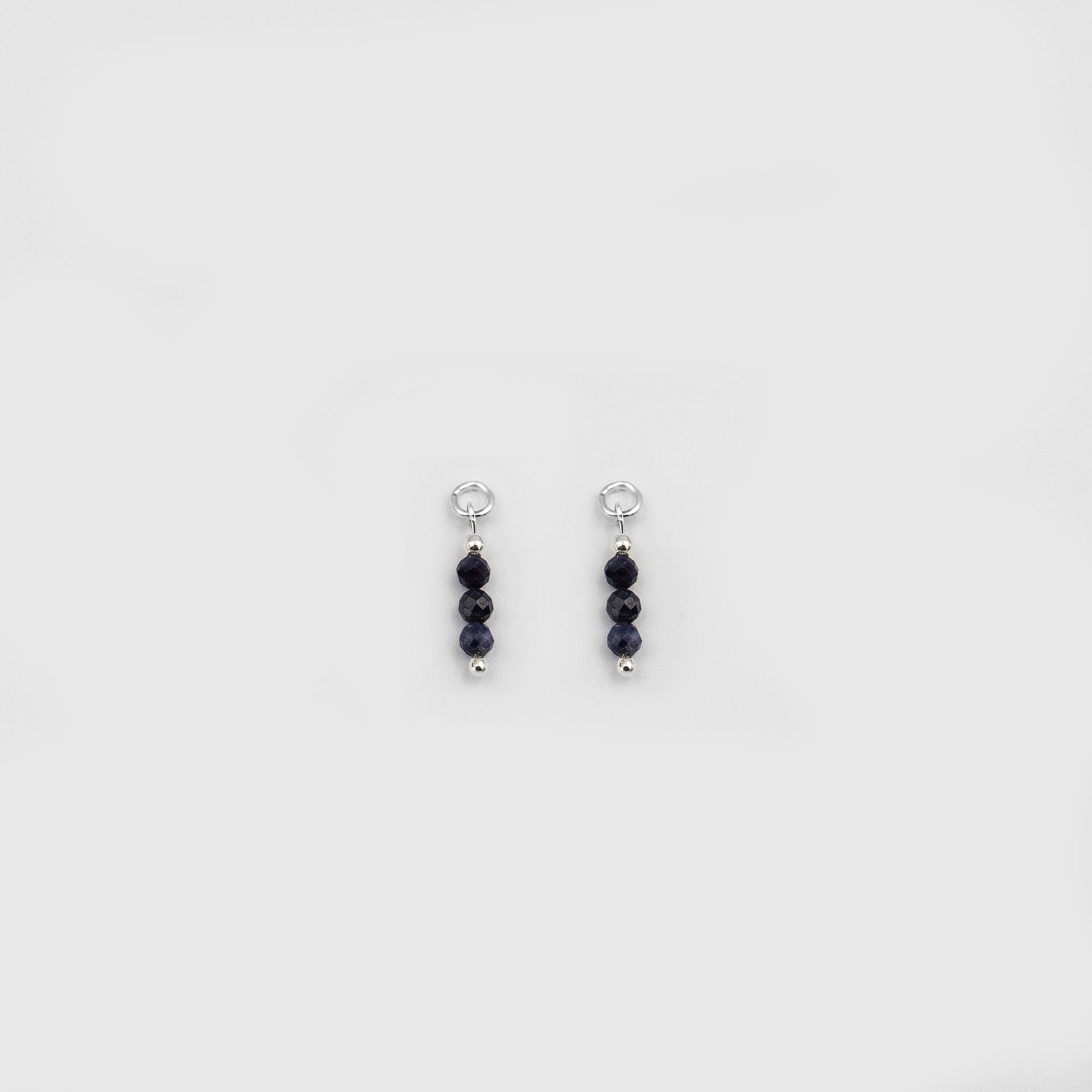 Beatrice earrings with sapphire charms