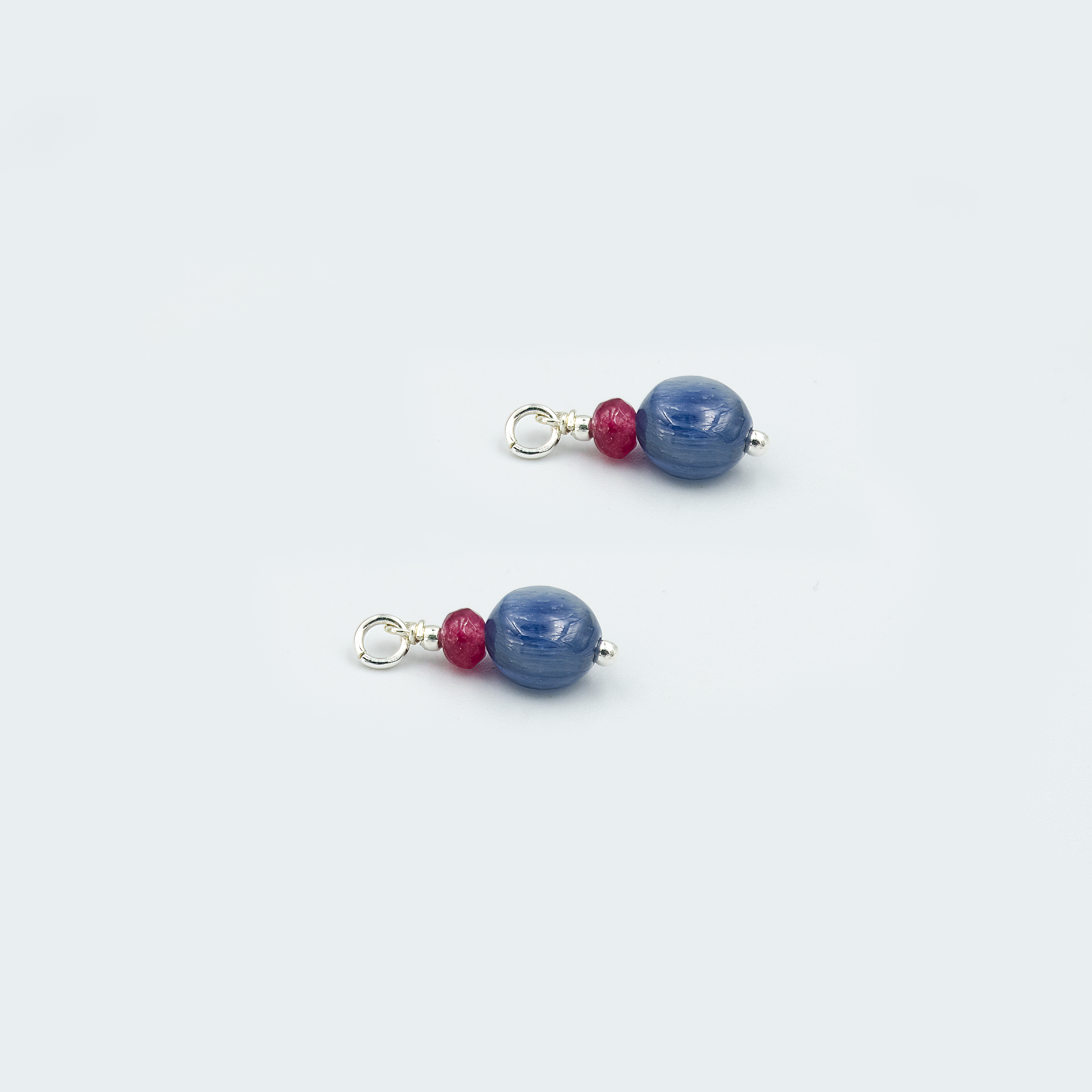 Ady earrings with kyanite charms