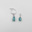 Vered set of earrings with apatite charms and pink tourmaline