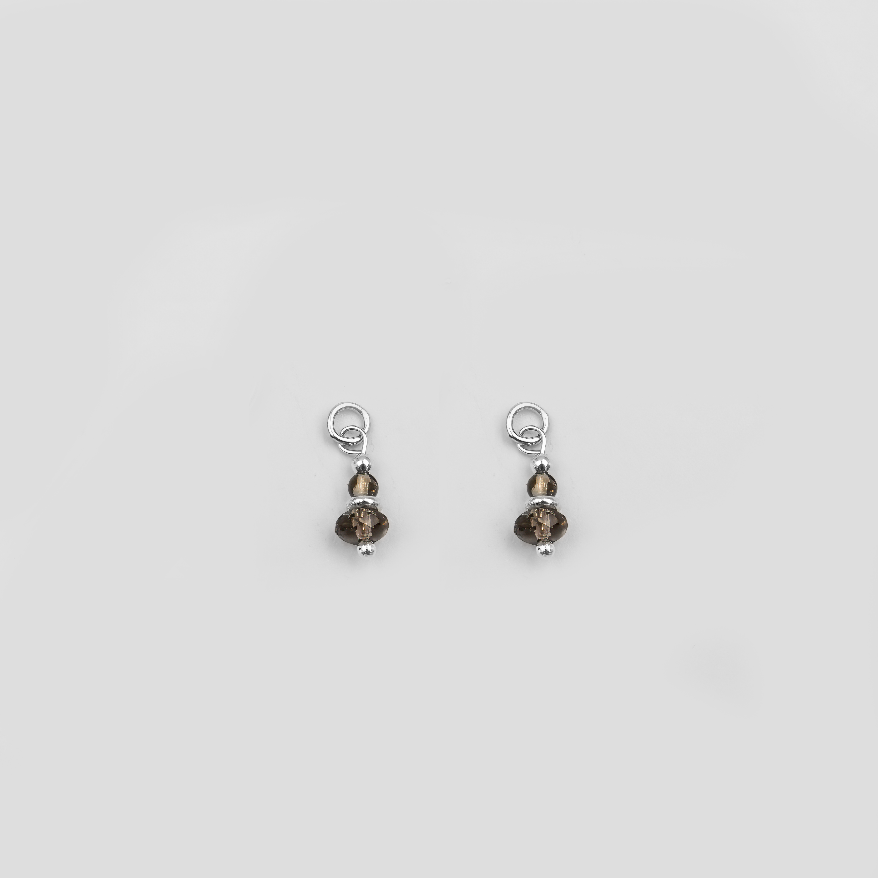 Arya Earrings with Topaz Charms