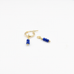 NatalyEarrings with lapis lazuli charms