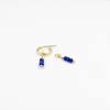 NatalyEarrings with lapis lazuli charms