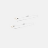 Long pearl earrings