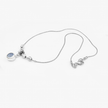 Silver and kyanite pendant