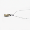 Necklace with agate pendant