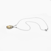 Necklace with agate pendant
