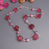 Burgundy & Light Pink ענק אופליט