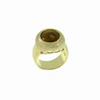 Серебряное кольцо 925 пробы с тигровым глазом