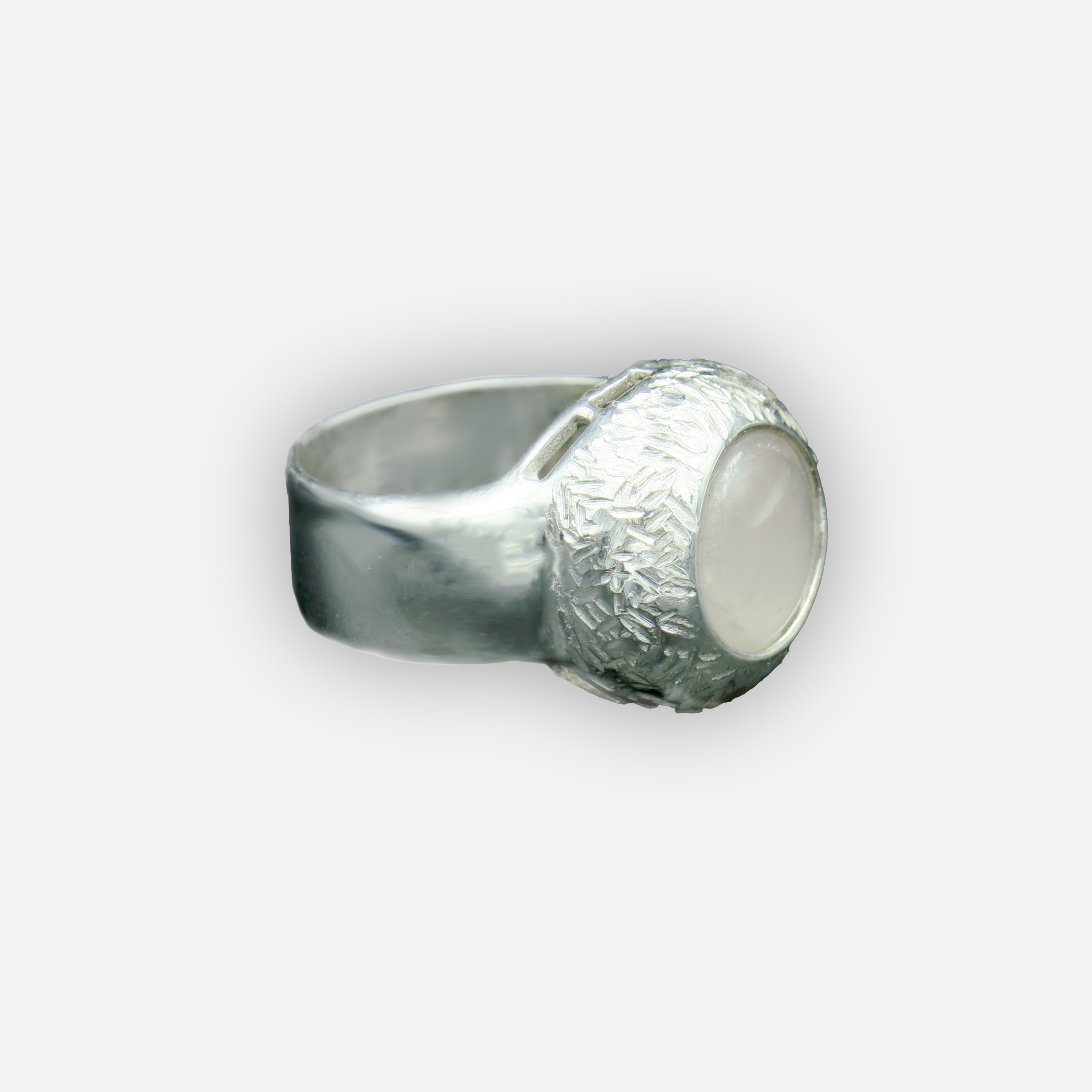 טבעת כסף 925 עם קוורץ