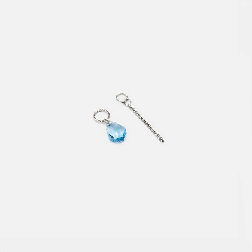 Connie hoop earrings with 4 pendants