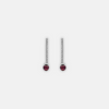 Garnet-designed earrings