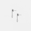 Designed earrings without stones