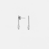 Designed earrings without stones