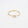 Gold-filled ring with pearl