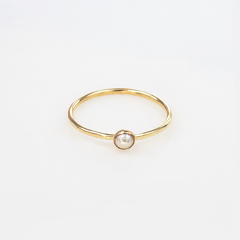 טבעת גולדפילד עם פנינה