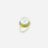 Silver ring with pearl