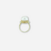 Silver ring with pearl