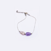 Silver bracelet with ametrines