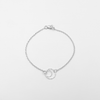Silver bracelet without stones