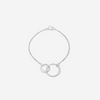 Silver bracelet without stones