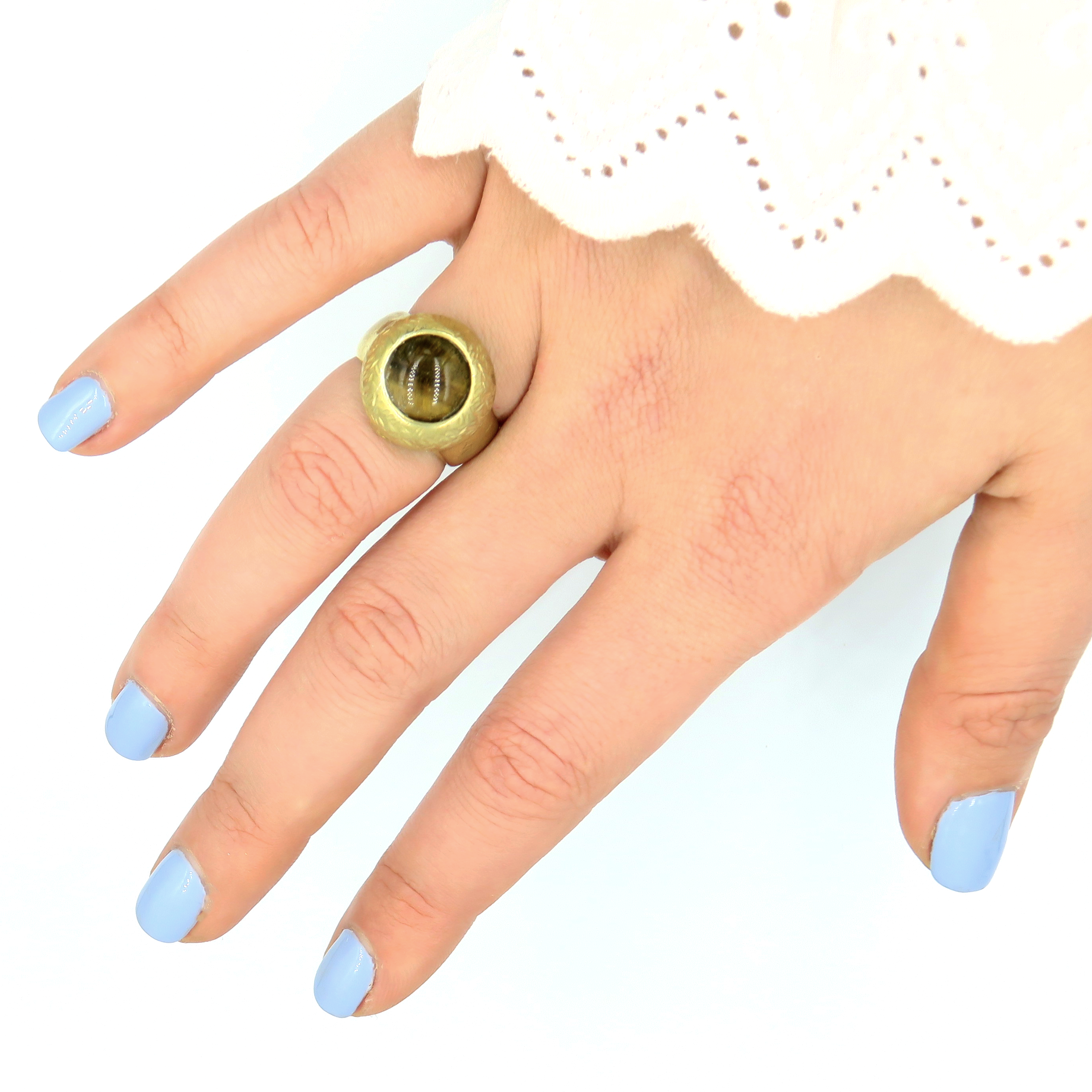 טבעת כסף 925 עם אונטיורין