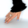 Silver ring with pearl
